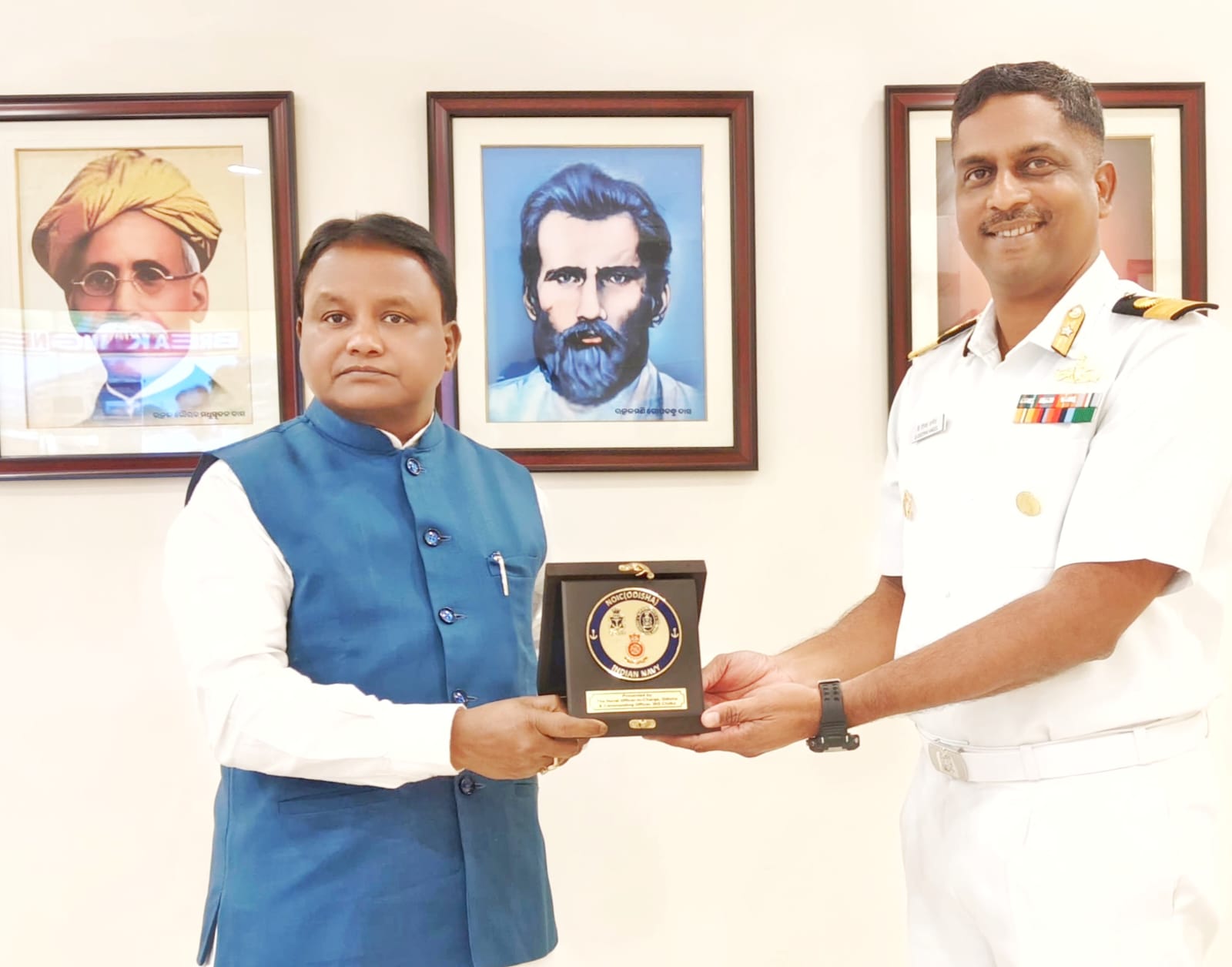 Commodore Deepak Aneel, Naval Officer In Charge Odisha